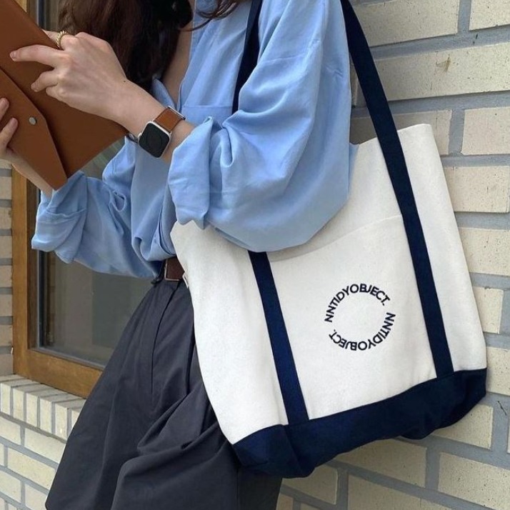 태쓰 캔버스 에코백 숄더백 기저귀가방 데일리 백 13,900원