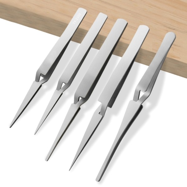 비전 도성 고정밀 스테인레스 스틸 역 솔더 핀셋 항 자성 뾰족한 팁 핀셋 수공구 7,800원