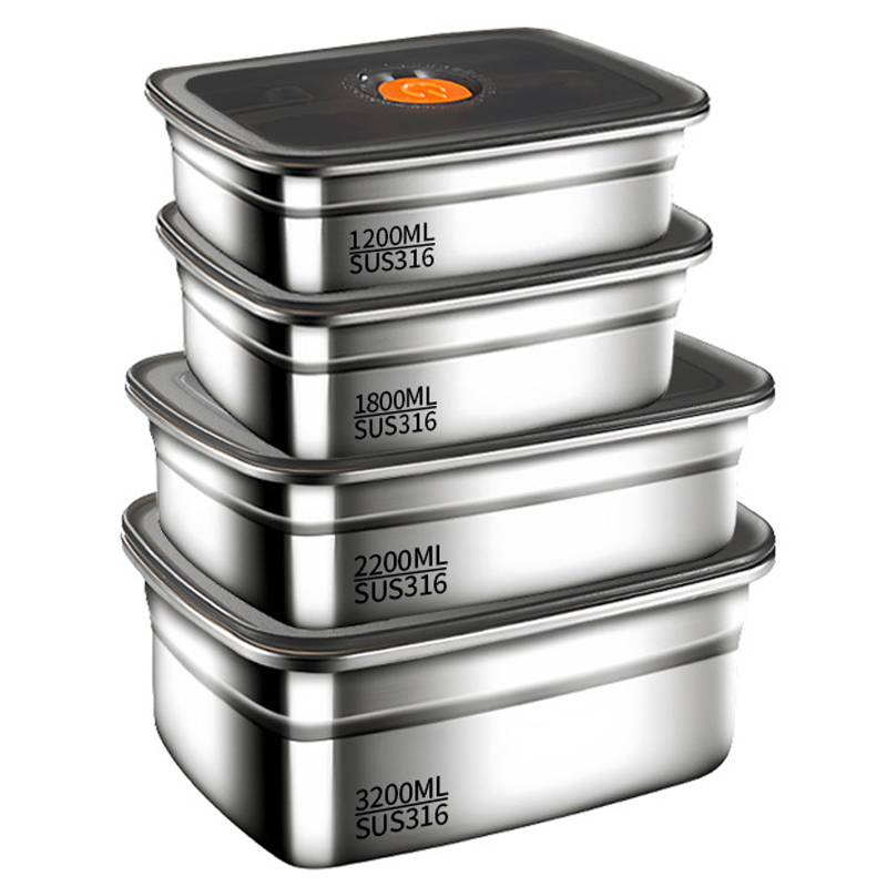 Tiger Pavilion 원터치 스테인리스 밀폐용기 4종 세트 12,090원