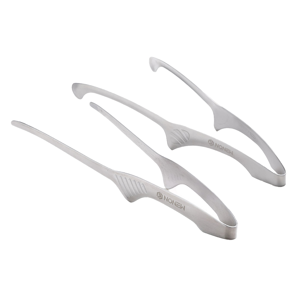 노뉴 캠핑주방 스테인리스 304 라운드형 집게 + 핀셋형 요리집게 세트 6,290원