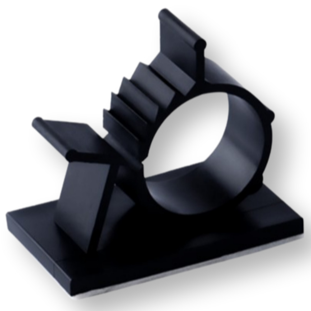 웰지움 전선 정리 클립 케이블 고정 홀더 10+1, 11개, 검정색 5,900원