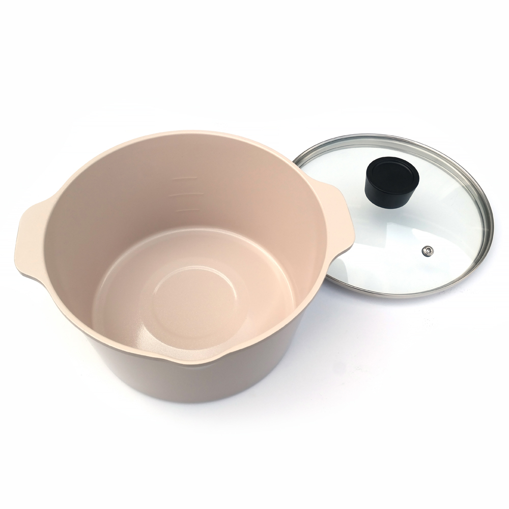 [특허] 신박한 고화력 라면냄비 세라믹 (가스용) 2인용 3인용 양수 라면 냄비, 1개, 베이지, 20cm 21,980원