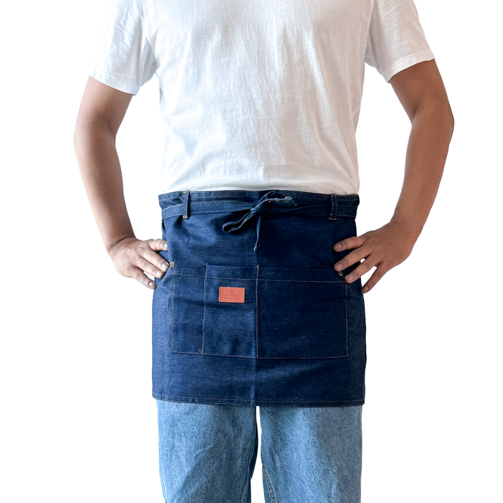 청미니 앞치마 카페 데님 1 / 2 / 4 / 6 SET, 6개, 청미니앞치마 42,400원