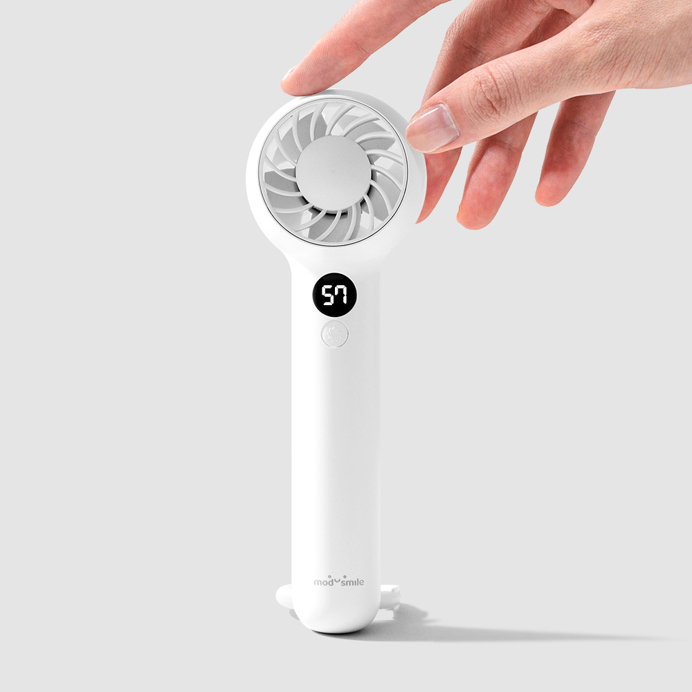 모두스마일 휴대용선풍기 미니 손풍기 핸디 손선풍기, 화이트+화이트 25,900원