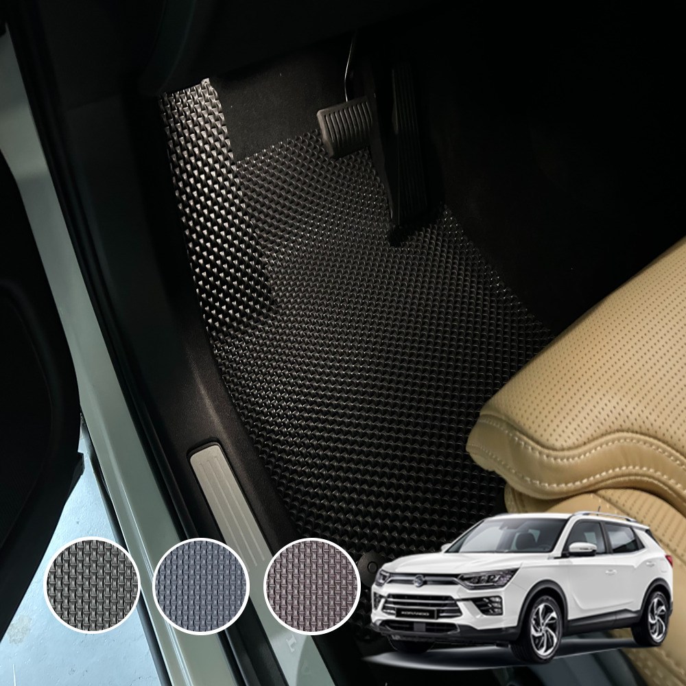 뷰티풀코란도 체인 카매트 전차종 자동차 발매트 발판 블랙 1열 운전석+조수석 444,000원