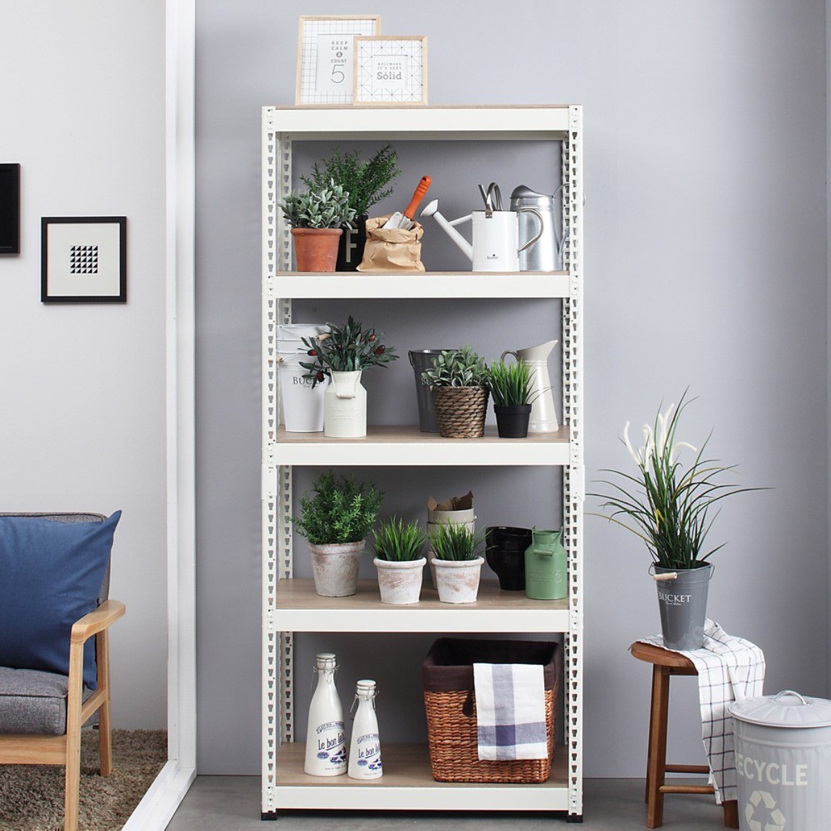 스피드랙 700*500 전체 최신형 트렌드코리아 in best item 무볼트 철제 조립식 앵글 선반 베란다 다용도 창고 수납 정리, 1개 100,400원