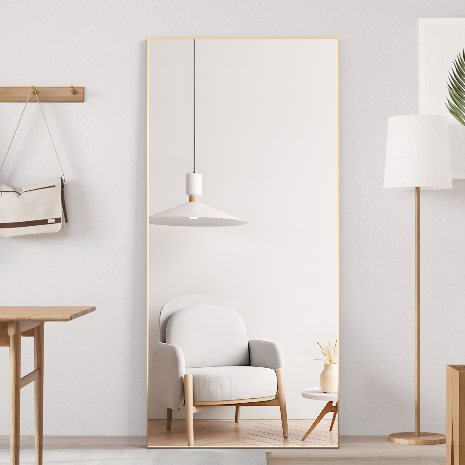 Brendayia 전신거울 1650x600mm 초대형 사이즈 전신거울 벽걸이 현관거울 스탠드 전신거울 침실 욕실 거실 탈의실 67,900원