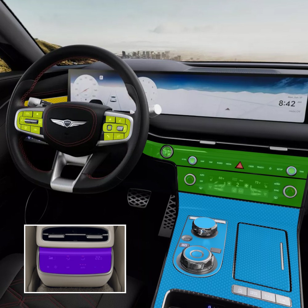 스킨엑스 G80 페이스리프트 실내필수패키지 PPF 차량보호필름, 1개 38,000원