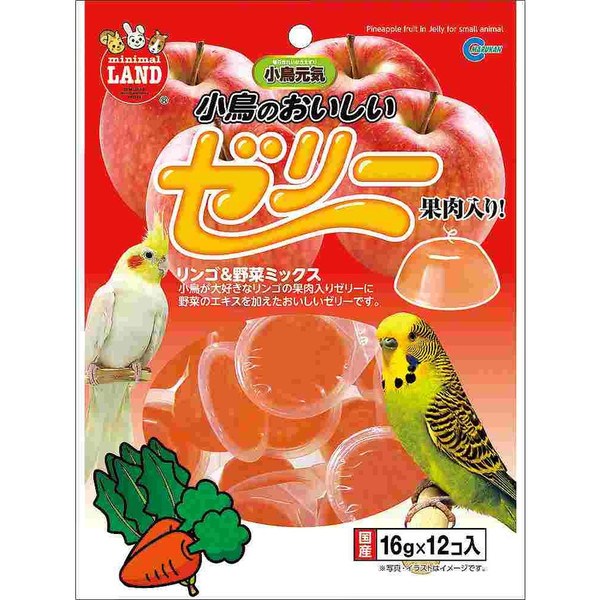 마루칸 앵무새 젤리 사과 앵무새 간식 사과젤리 촉촉 코뉴어 사랑 왕관 모란, 1개, 16g 650원