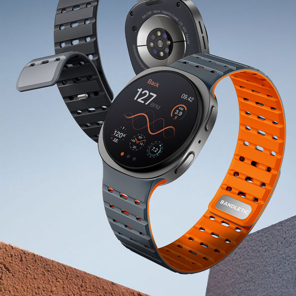 밴들레틱 갤럭시워치8 에어 마그네틱 스포츠 스트랩 밴드, 올블랙, 1개 29,000원