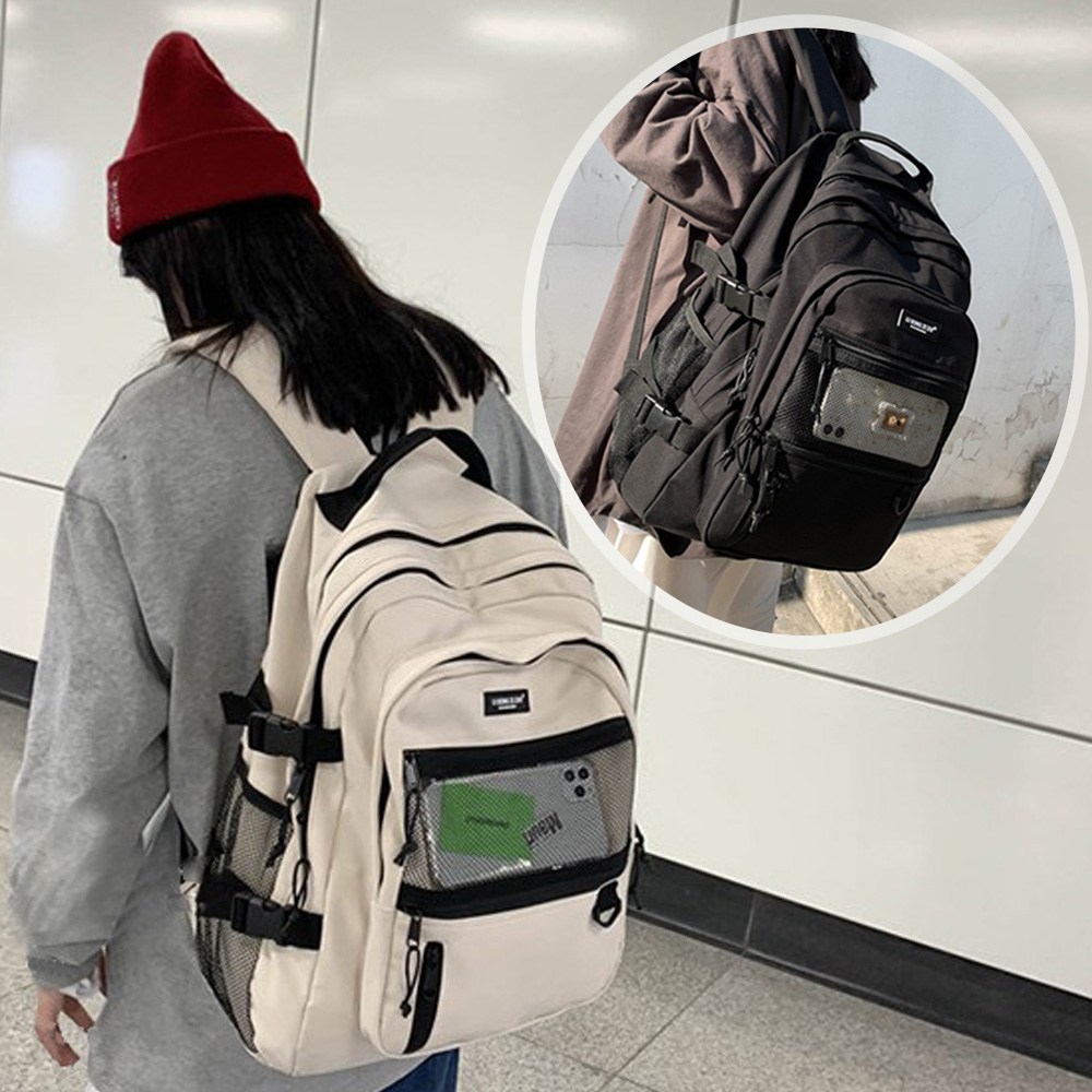 아모르주 백팩 여성 남자 여행용 노트북 책 학생 가방 28,800원