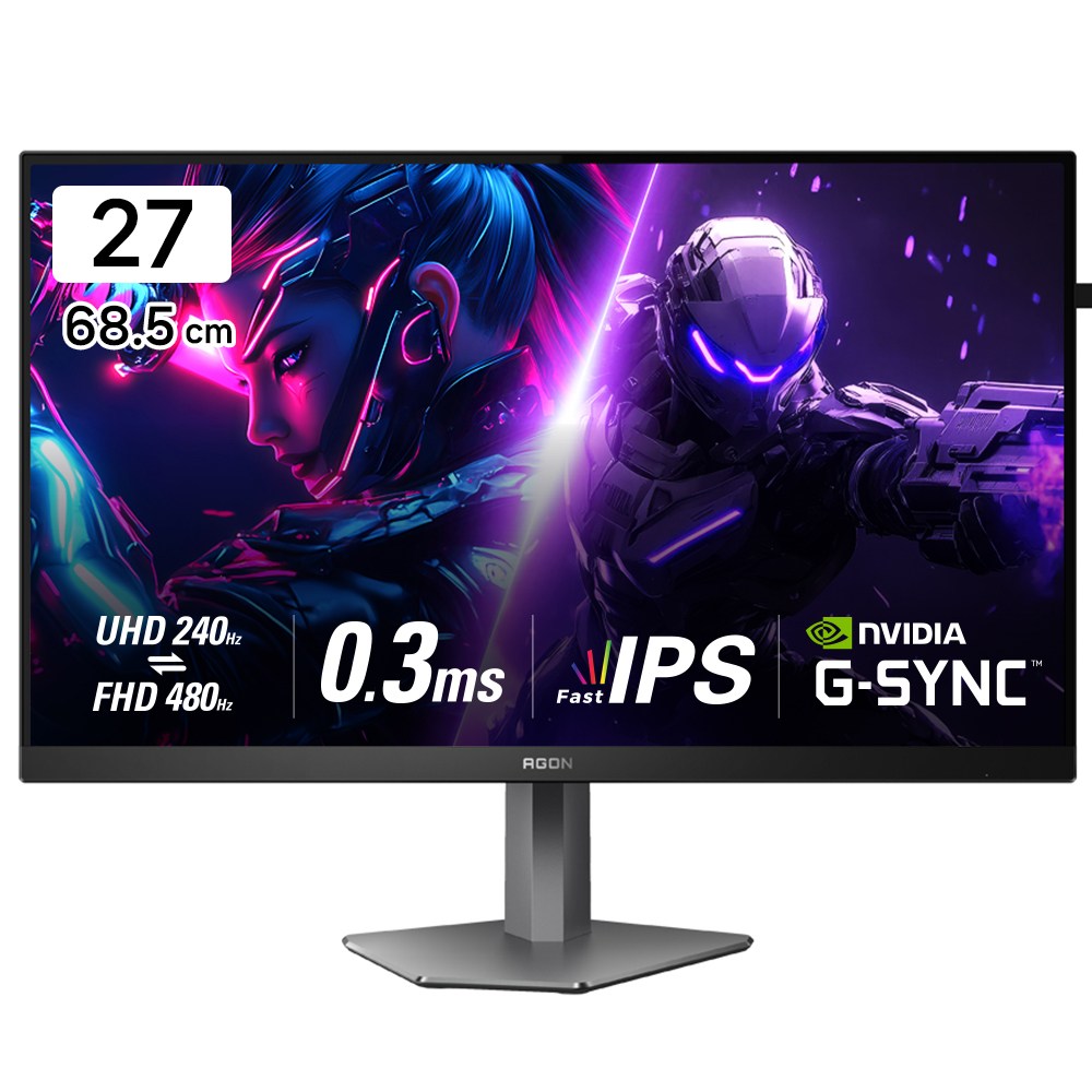 알파스캔 에이건 AGON 276UZ 게이밍 480Hz 듀얼 모드 4K UHD HDR 400 무결점 모니터 지싱크호환 공식인증 899,000원