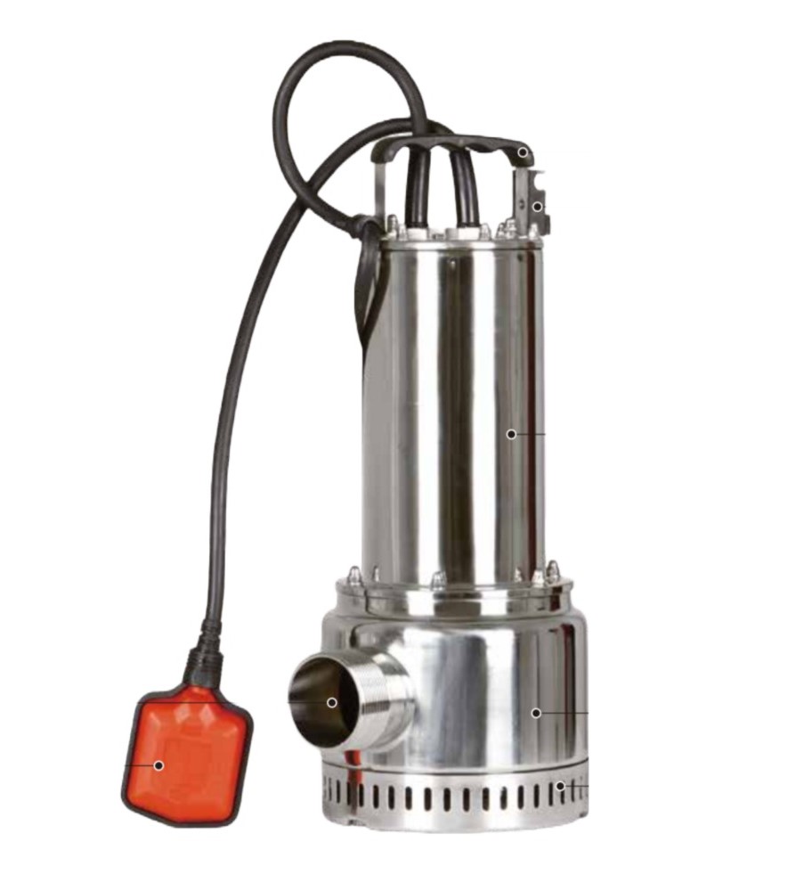 SDS-08B-M, 두크 (DOOCH), 스테인레스 배수 수중펌프/50A/1kw (SDS-08B-M) 344,000원