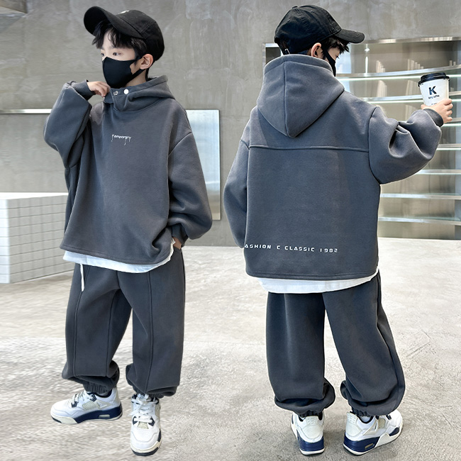 비비키드 남아 봄 가을 신상 주니어 상하복 초중생 세트 초중생 후드팔티 초등생 바지 맨투맨 세트 상하복 (6115) 37,800원