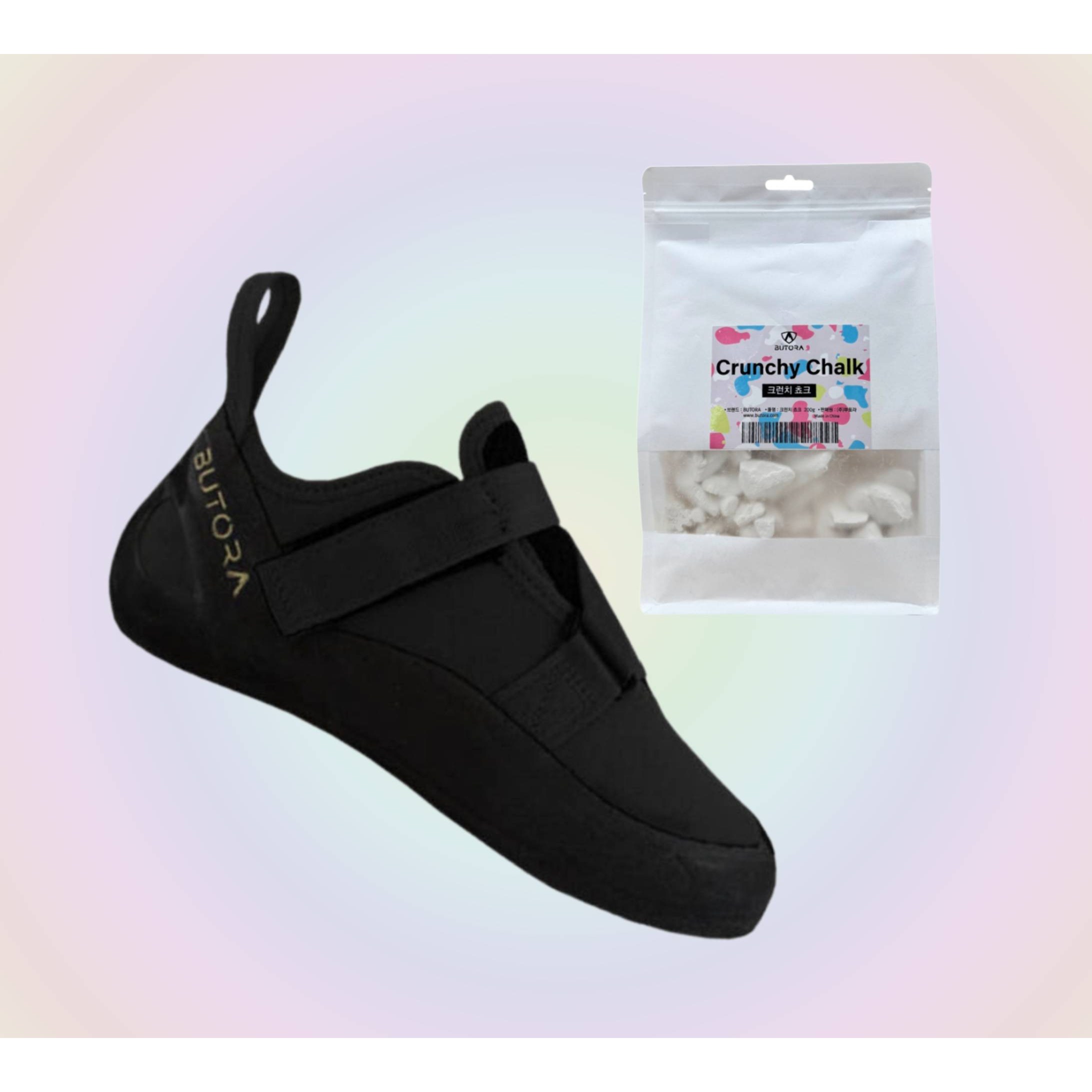 부토라 새내기 암벽화+쵸크 세트 / 새내기 블랙 / 부토라 크런치 가루 초크 200g 77,430원