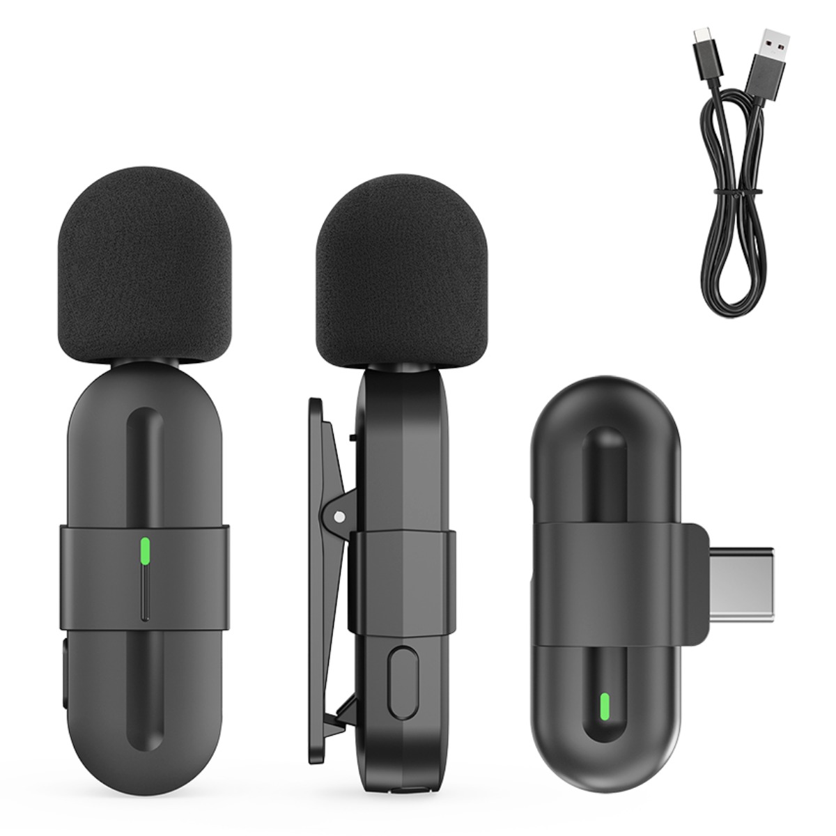 NICESUN 미니 무선 핀마이크 영상 촬영용 아이폰/안드로이드/태블릿, Vlog/유튜브/방송용 마이크 T16 21,900원