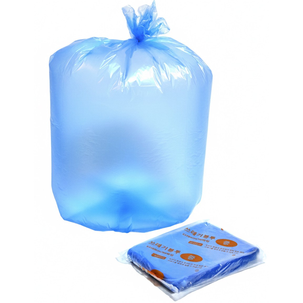 쓰레기봉투 배접봉투 파랑, 100L, 500개 55,900원