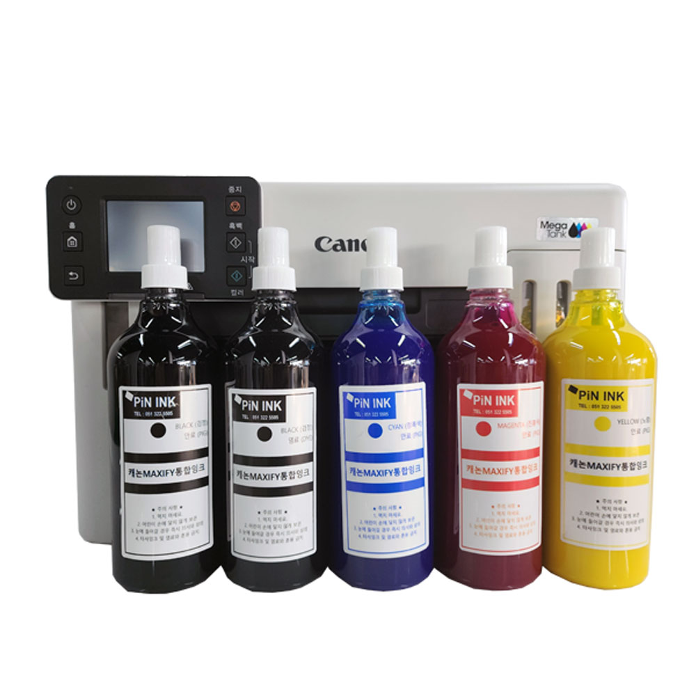 MAXIFY 캐논맥시파이 GX5091 GX5590 + 핀잉크 2500ML 7만장 인쇄전용 특대용량 포함 무한 프린터 gx5090 hp8210 hp8100 j3520w 동급모델 452,000원