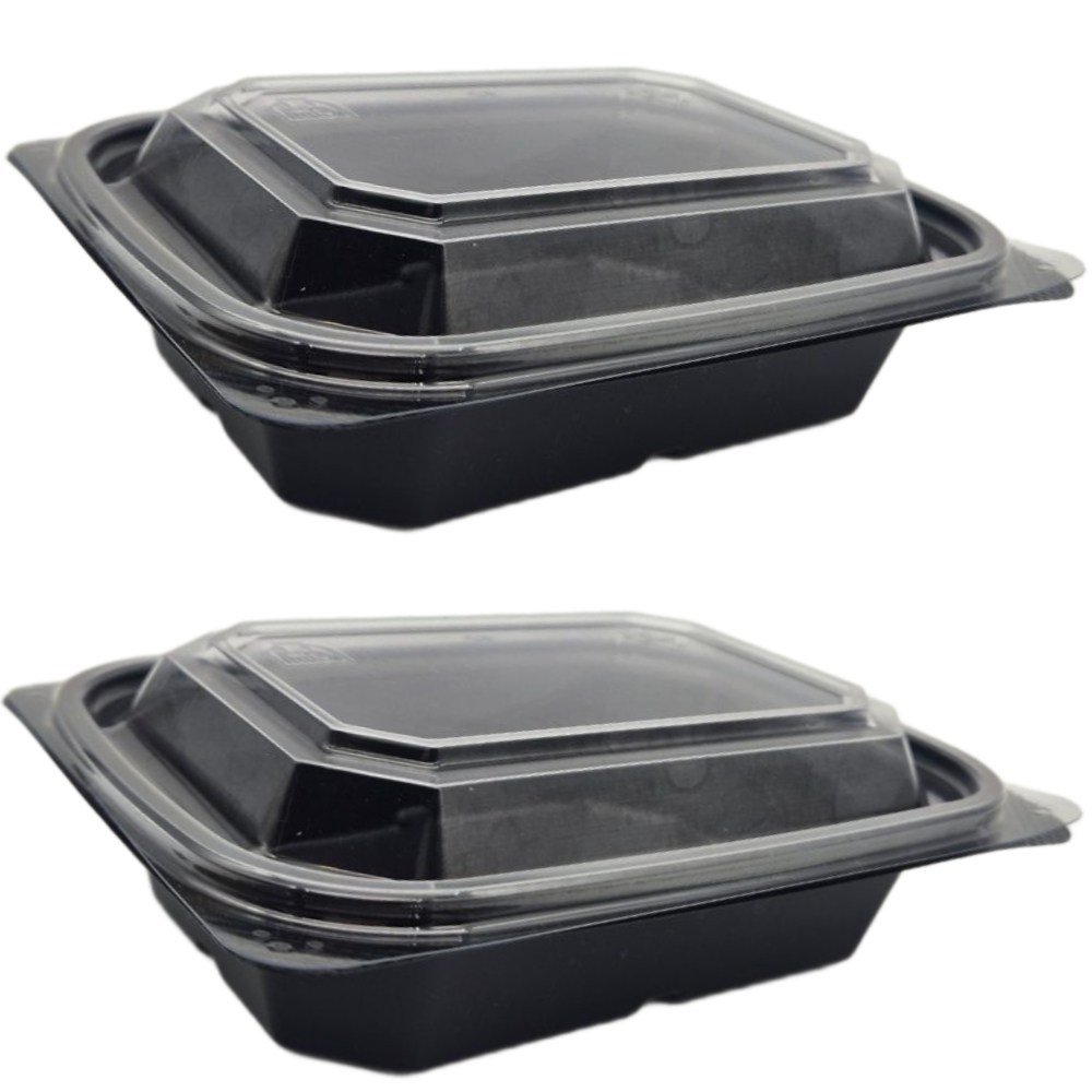 팜스용기 일회용 도시락용기 DS-202 블랙, 300개, 1개 28,020원