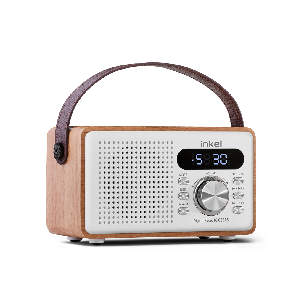 인켈 휴대용 블루투스 스피커 올인원 미니 오디오 레트로 알람 라디오, IK-C35RS, 화이트 69,800원