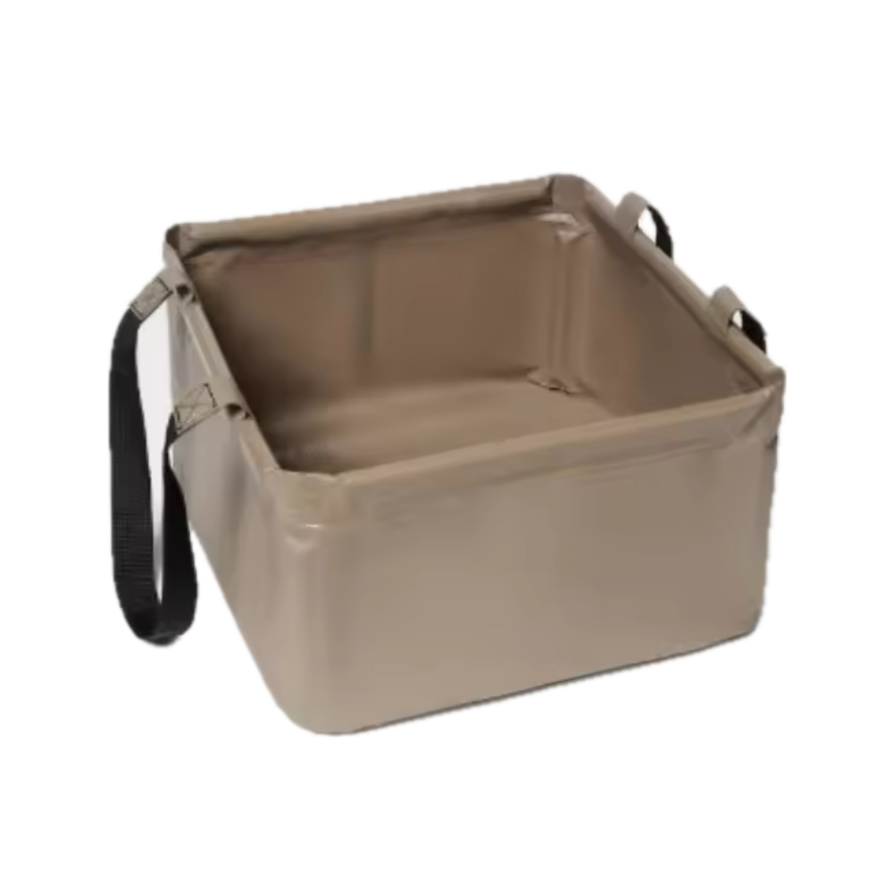 반센트 폴딩 설거지통 접이식 캠핑 워시버킷 다용도 세차 족욕 겸용 물통, 브라운 11,880원