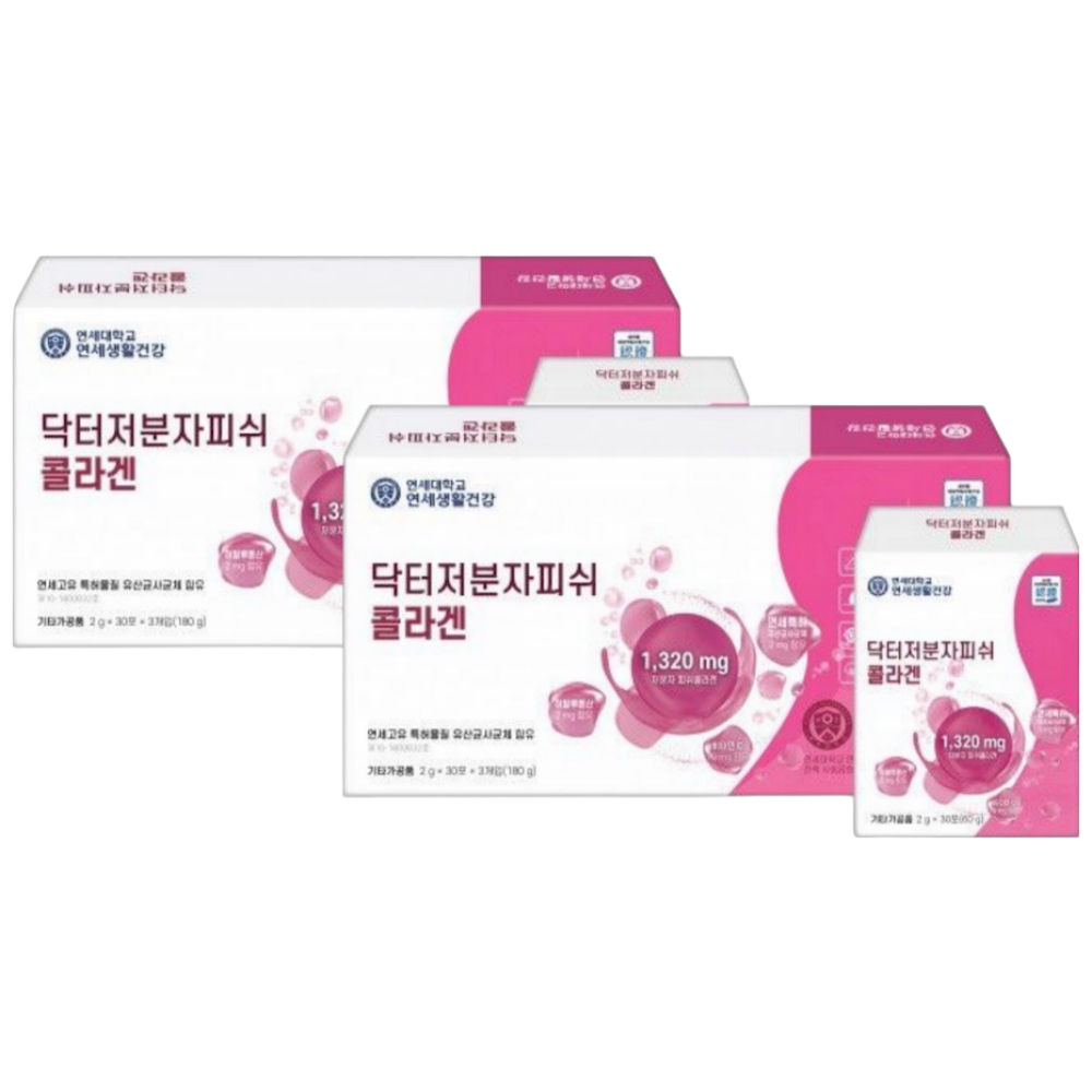 연세생활건강 닥터저분자피쉬 콜라겐 2세트(90+90포) + 프로바이오틱스 1세트(90포), 2세트, 90정 206,500원