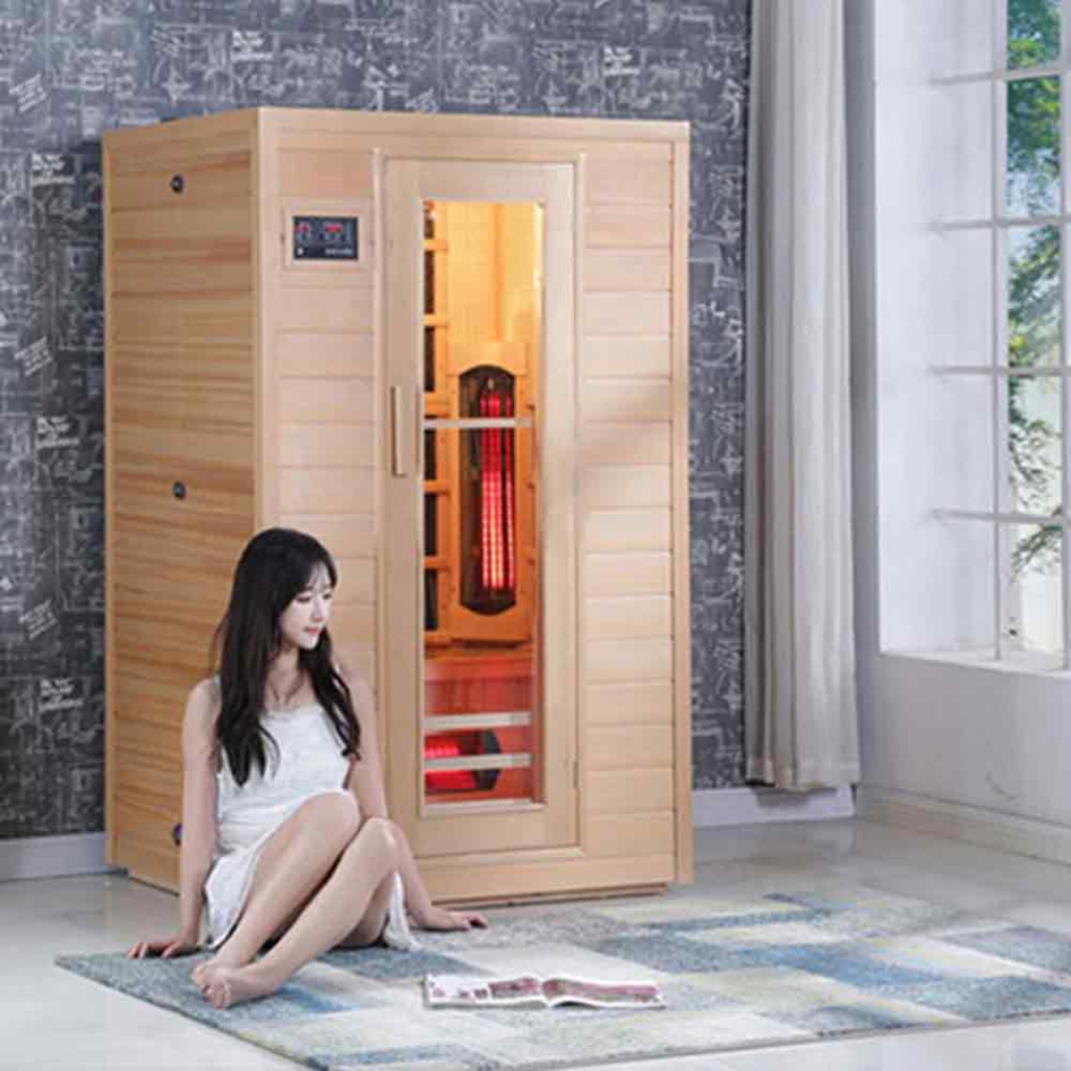 온누리탕 스파 사우나실 찜질방 핀란드식 스토브 펜션 미니 스팀 한증막 건강 전면 간이 1,019,000원