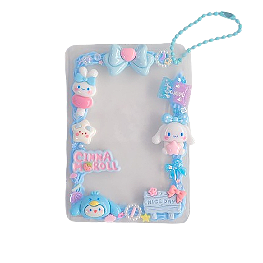 소다 시나모롤 포토카드 키링 탑로더 데코텐 꾸미기 만들기 세트 DIY 만들기 취미 7,900원