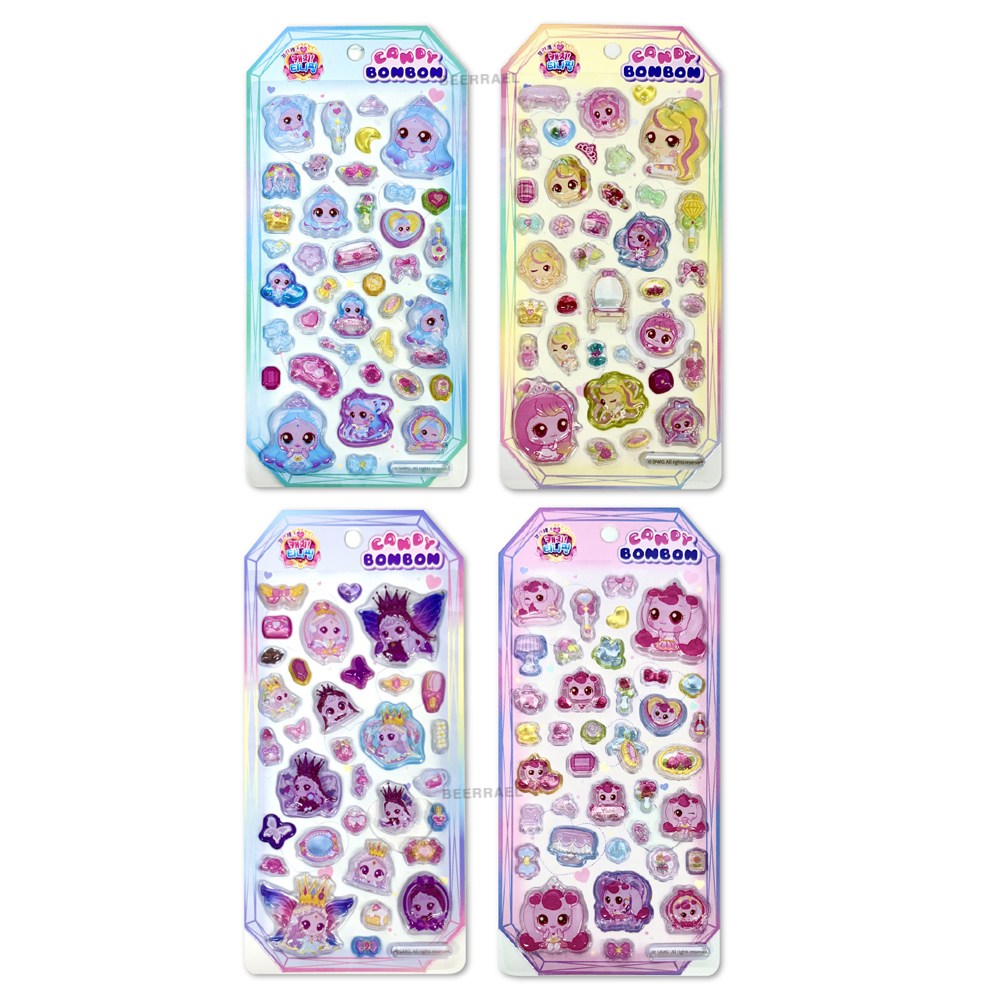 프린세스 캐치 티니핑 캔디 봉봉 스티커 4P 세트 (디자인 중복 없음), 1세트, 혼합색상, 현재가 19,850원