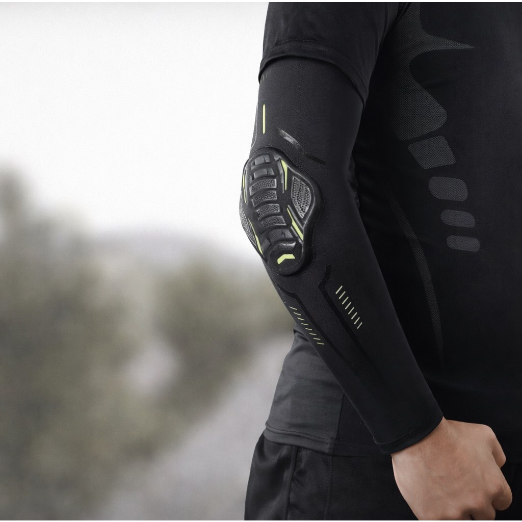 윈가드 팔꿈치보호대 헥사곤 패드 충격방지 농구 축구 골키퍼 엘보 슬리브(2개 1세트), 1세트, 블랙그린 19,700원