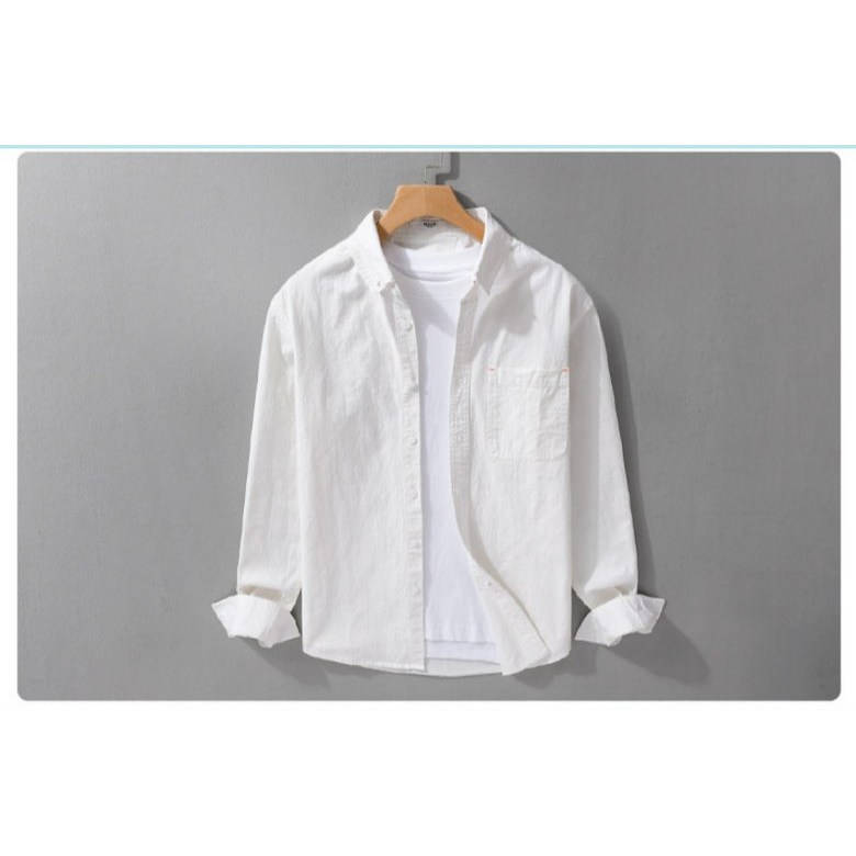 디한스  데일리 캐주얼 100%순면 긴팔 셔츠 43,900원