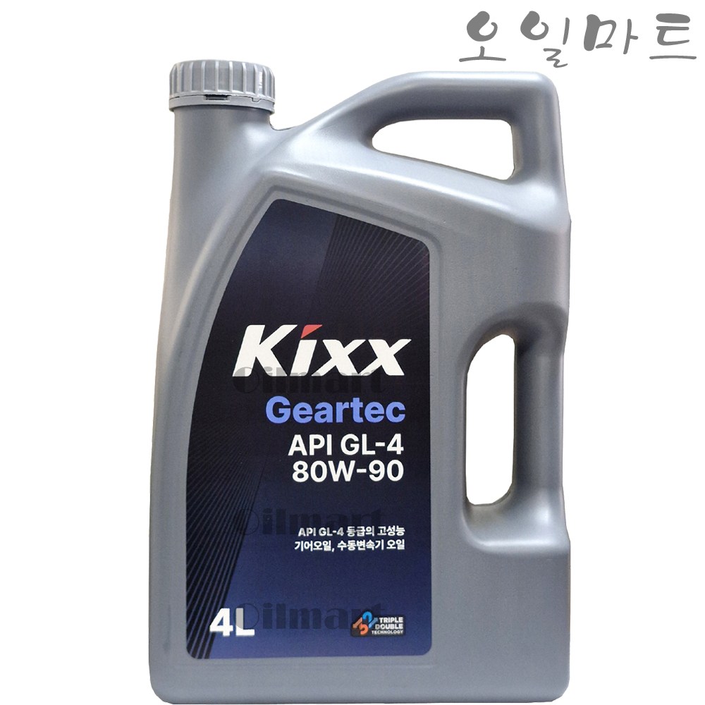 오일마트 킥스 KIXX GL-4 80W90 4리터 API GL-4 기어오일 13,530원