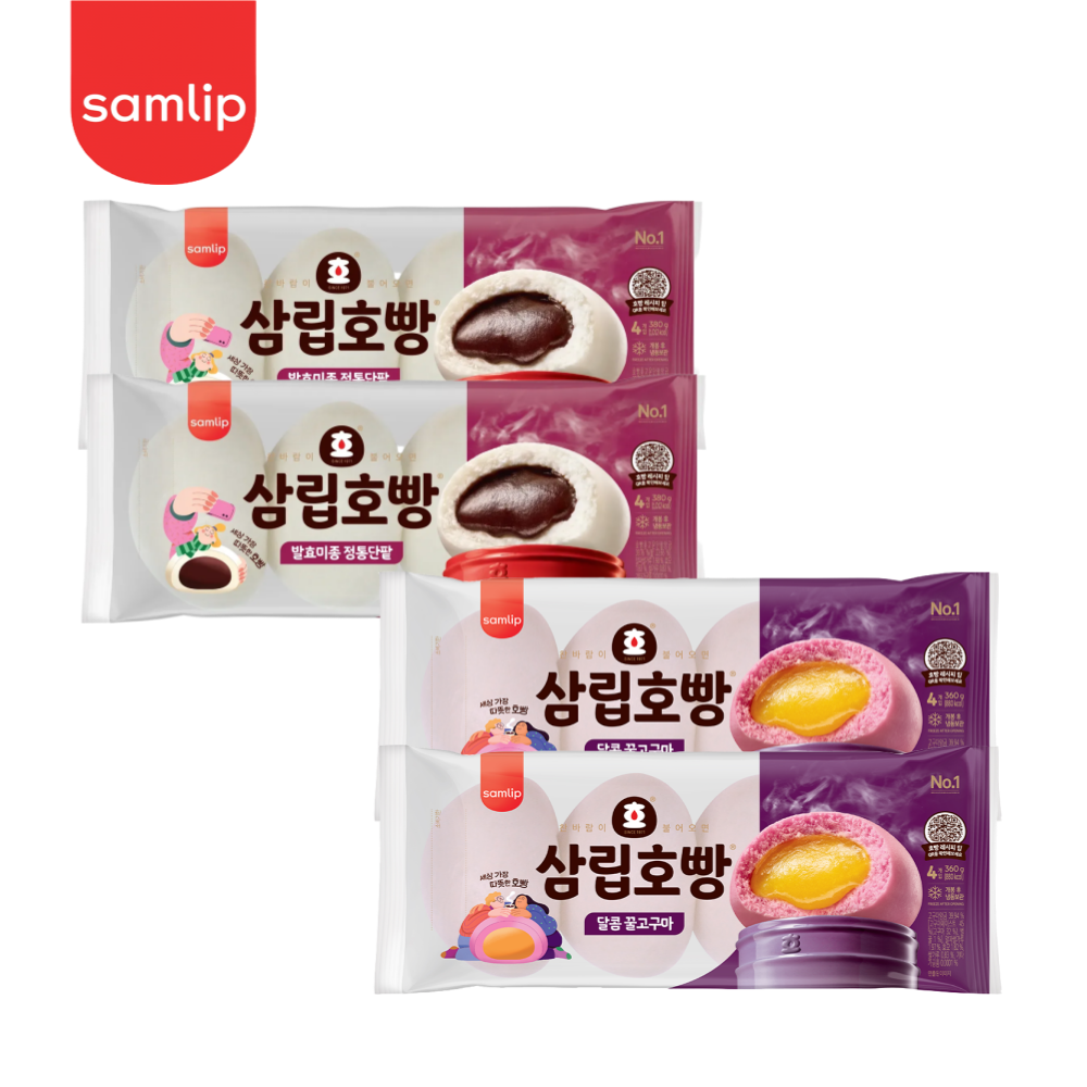 삼립호빵 단팥호빵+꿀고구마호빵 16,900원