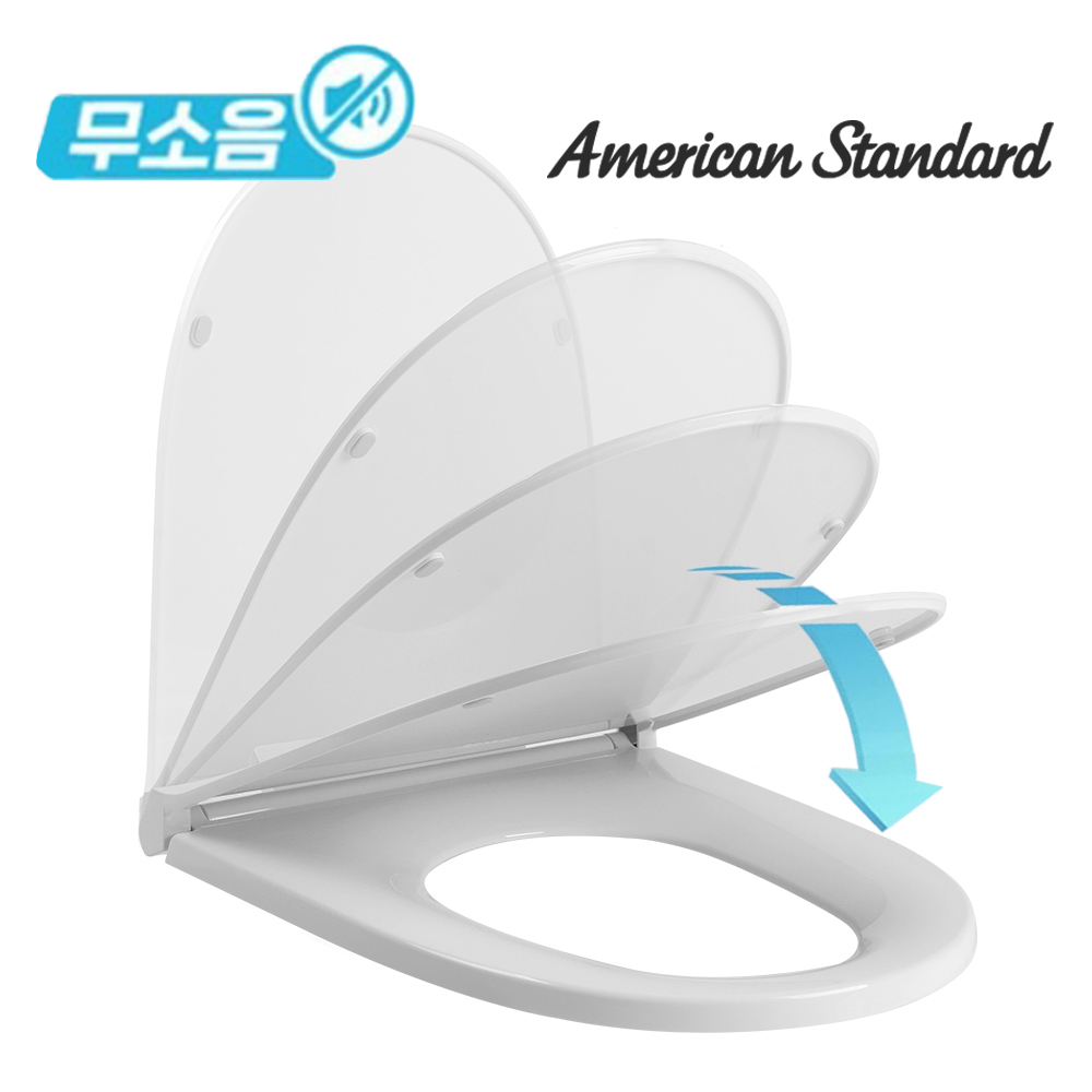 신제품 아메리칸스탠다드 댐퍼형 변기시트커버 최고급형 상부체결 무소음 양변기시트 26,750원