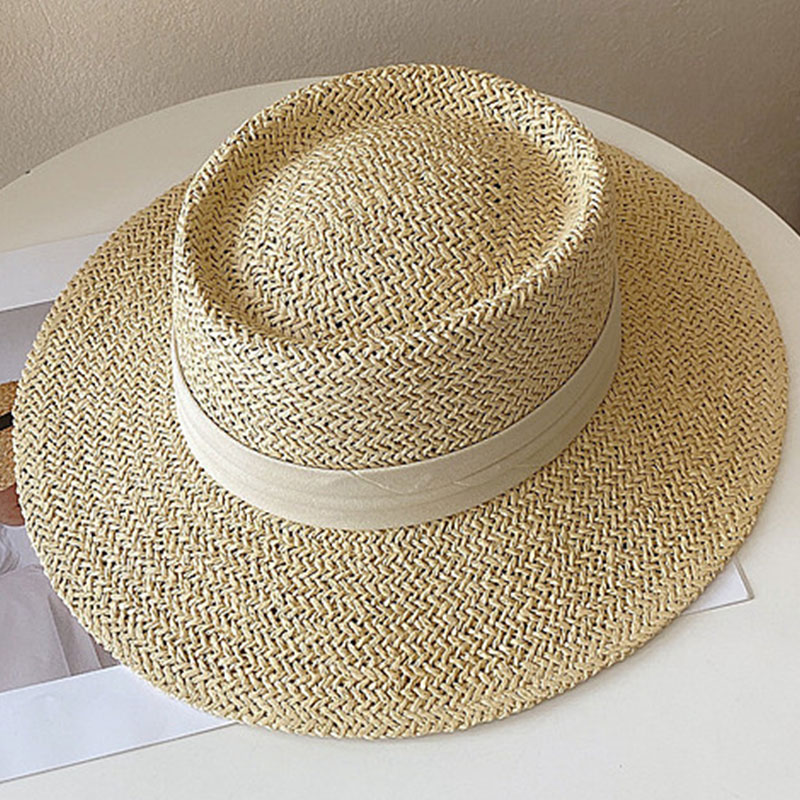 베러바이즈 여름 여성 밀짚 라탄 페도라 썬 캡 모자 15,120원