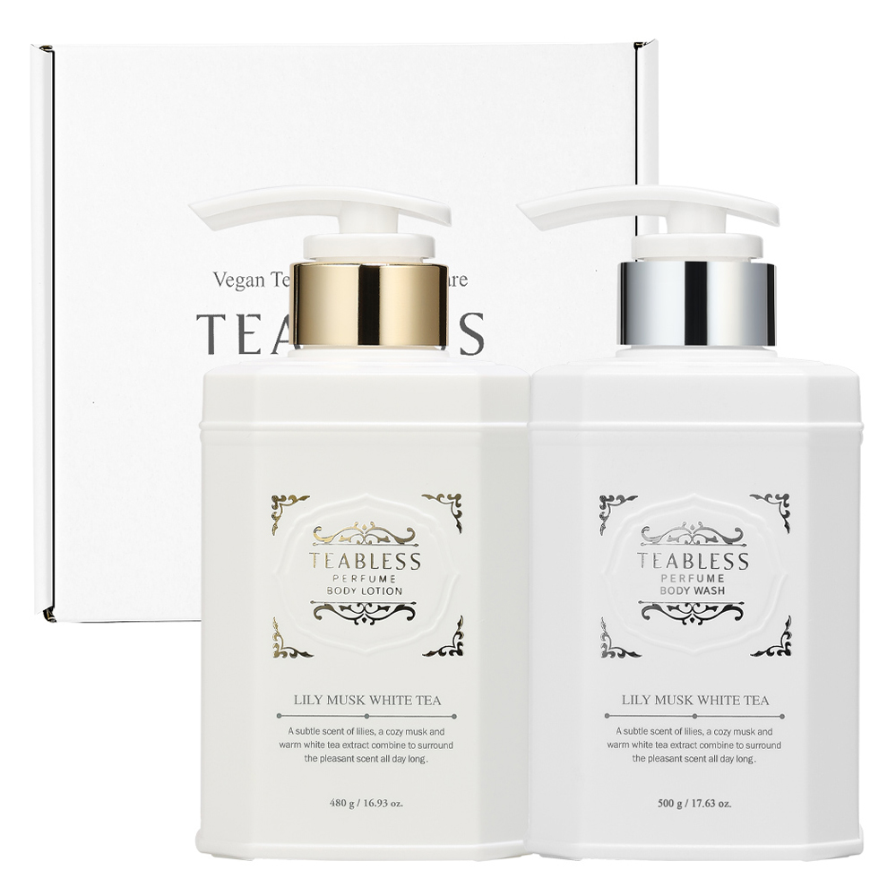 티블레스 릴리 머스크 화이트티 퍼퓸 바디로션 앤 바디워시 기프트 세트, 1세트 35,130원