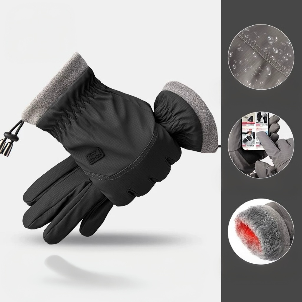 스멜모리 겨울 방한 스마트폰 터치 아웃도어 기모 장갑 9,900원