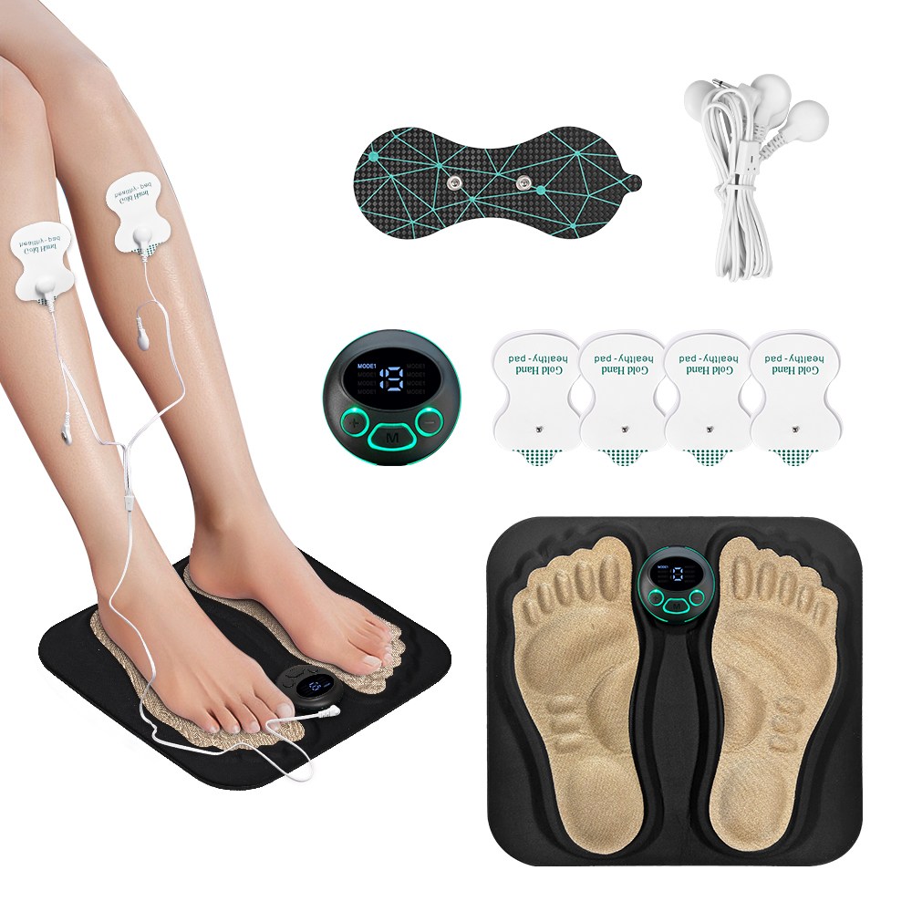 LOMESO EMS 발 마사지기 저주파 무선 충전식 발바닥마사지기 겔패드 패키지 22,900원