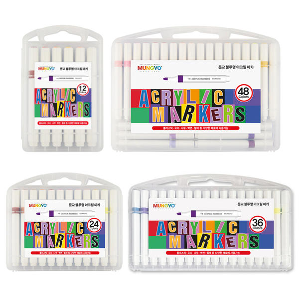 문교 불투명 아크릴마카, 12색# 5,000원
