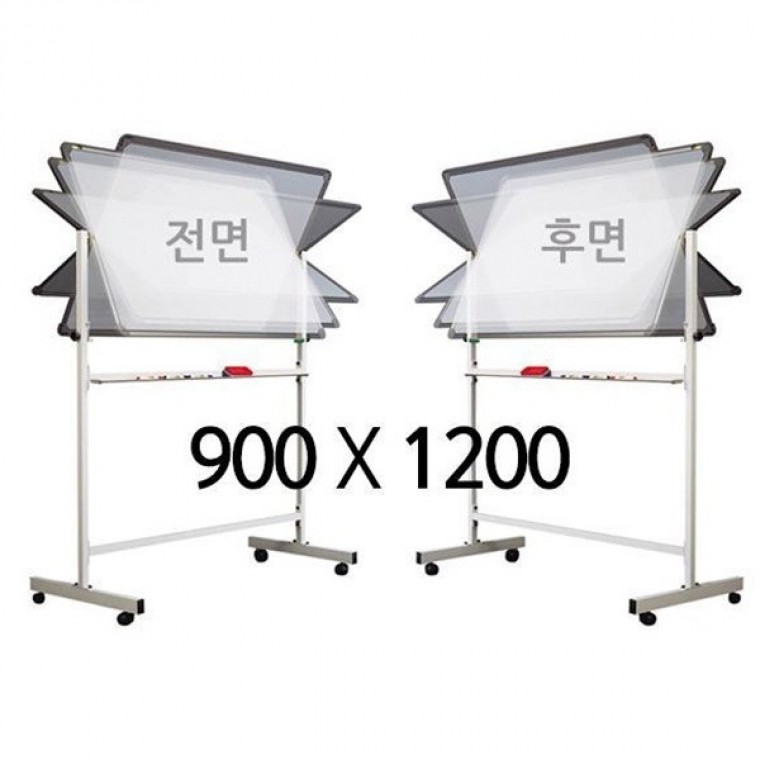 자석 양면 화이트보드 900x1200mm 이동식 세트, 상세페이지 참조 293,410원