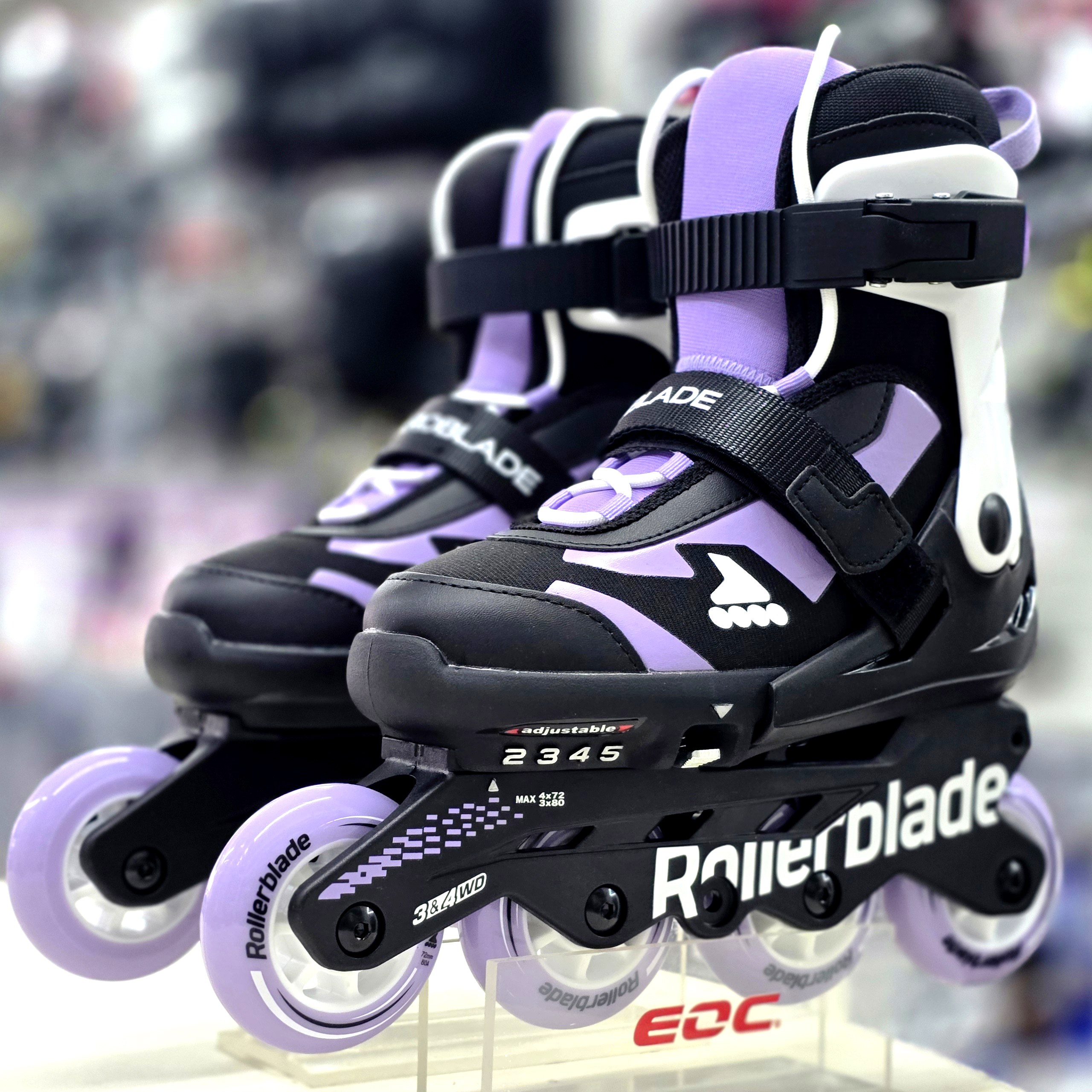 롤러블레이드 마이크로블레이드 바이올렛 연보라 어린이 아동용 인라인 스케이트 4단계 사이즈조절, 현재가 235,000원