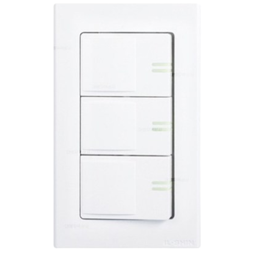 일신전기 와이드SW 3구 스위치 4,470원