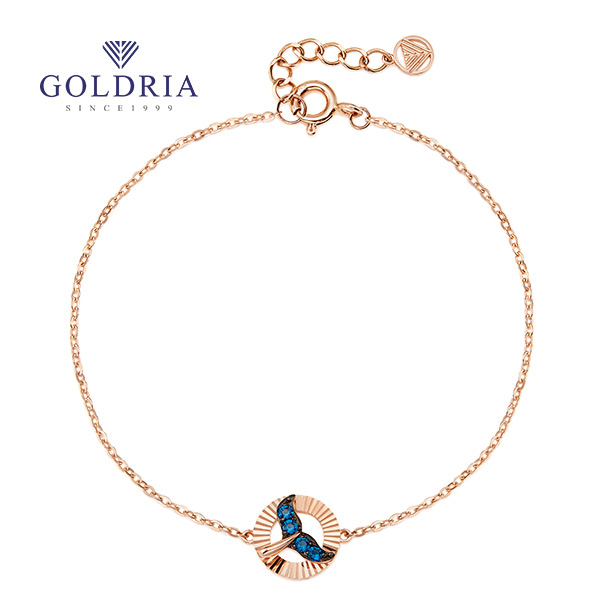 골드리아 14k 행운고래꼬리 팔찌 587,000원