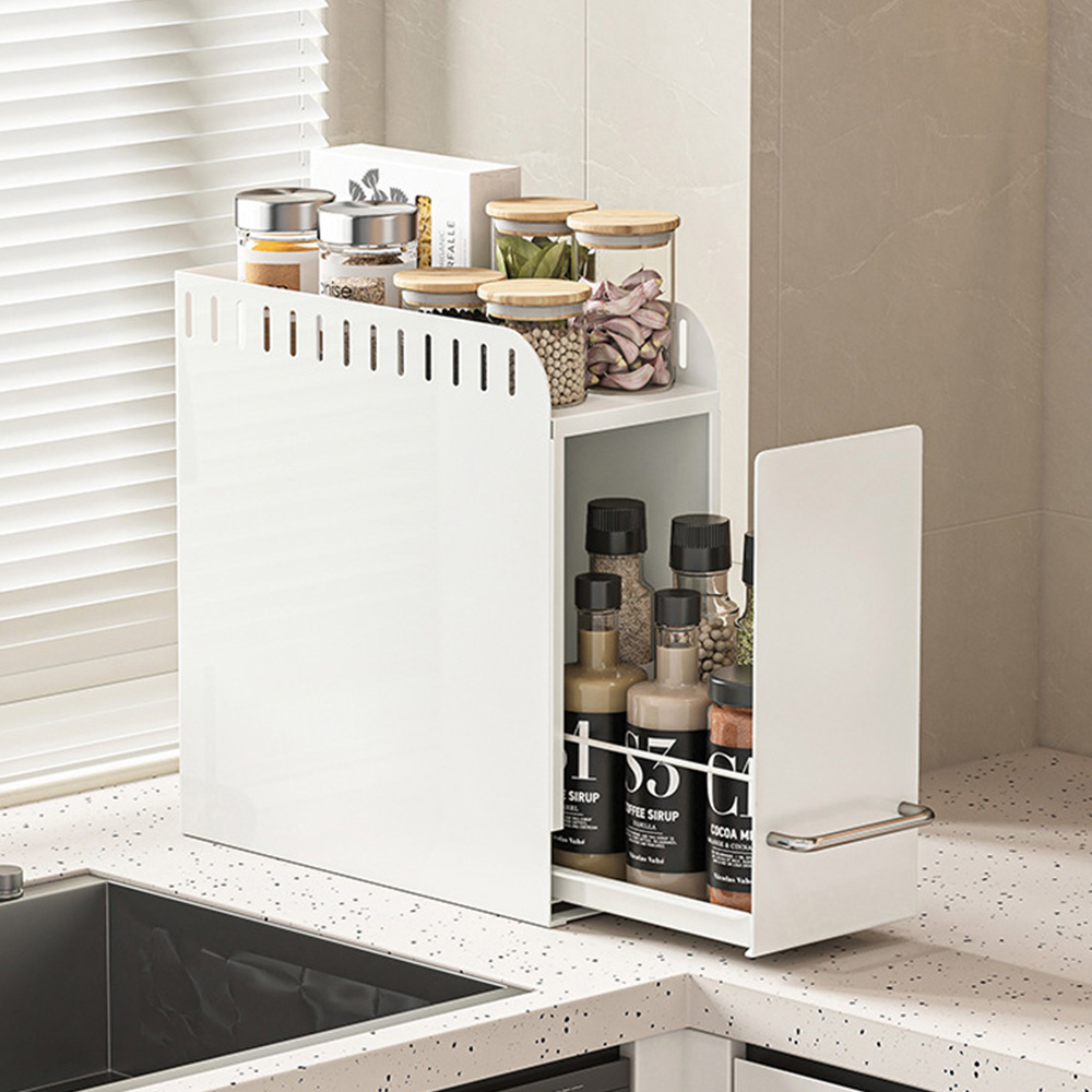 21세기트랜드 아스트 철제 슬라이딩 다용도 주방 선반, 1개, 화이트 42,900원