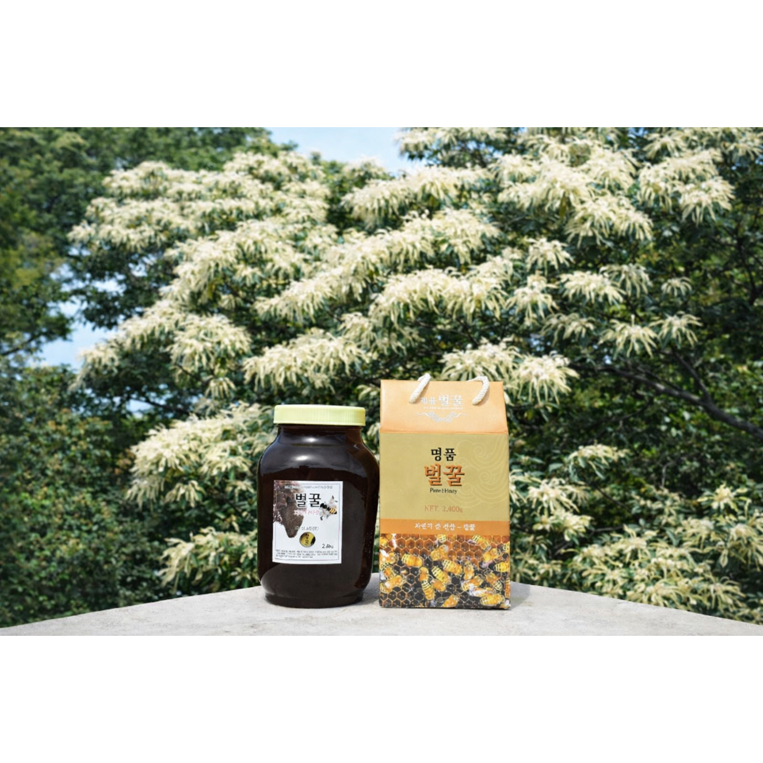 지리산 밤꿀 2.4kg 다옴, 2.4kg, 1개 150,000원