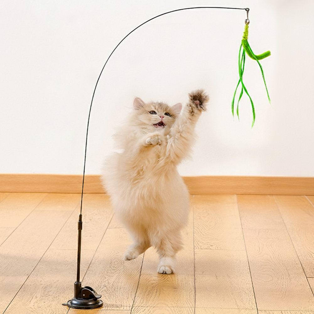 둥둥펫 고양이 강아지풀 고정식 롱 낚시대 5,900원