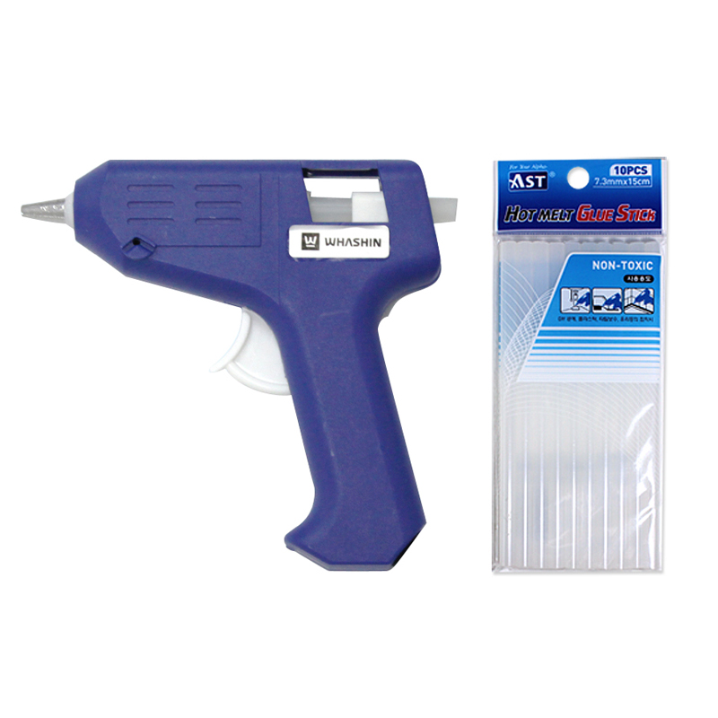 화신 글루건 소 10w + 아스트 핫멜트 글루스틱 10개입 소 8,650원