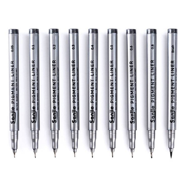 동아피엠에스 방수 멀티 라이너 드로잉 펜 9종 세트 7,900원