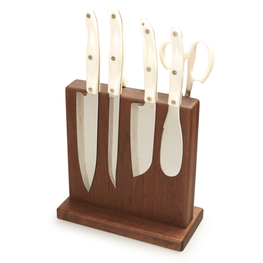 히즈다이닝 국내생산 북미산 월넛 자석 칼블럭, 1개, 북미산 월넛나무 96,000원