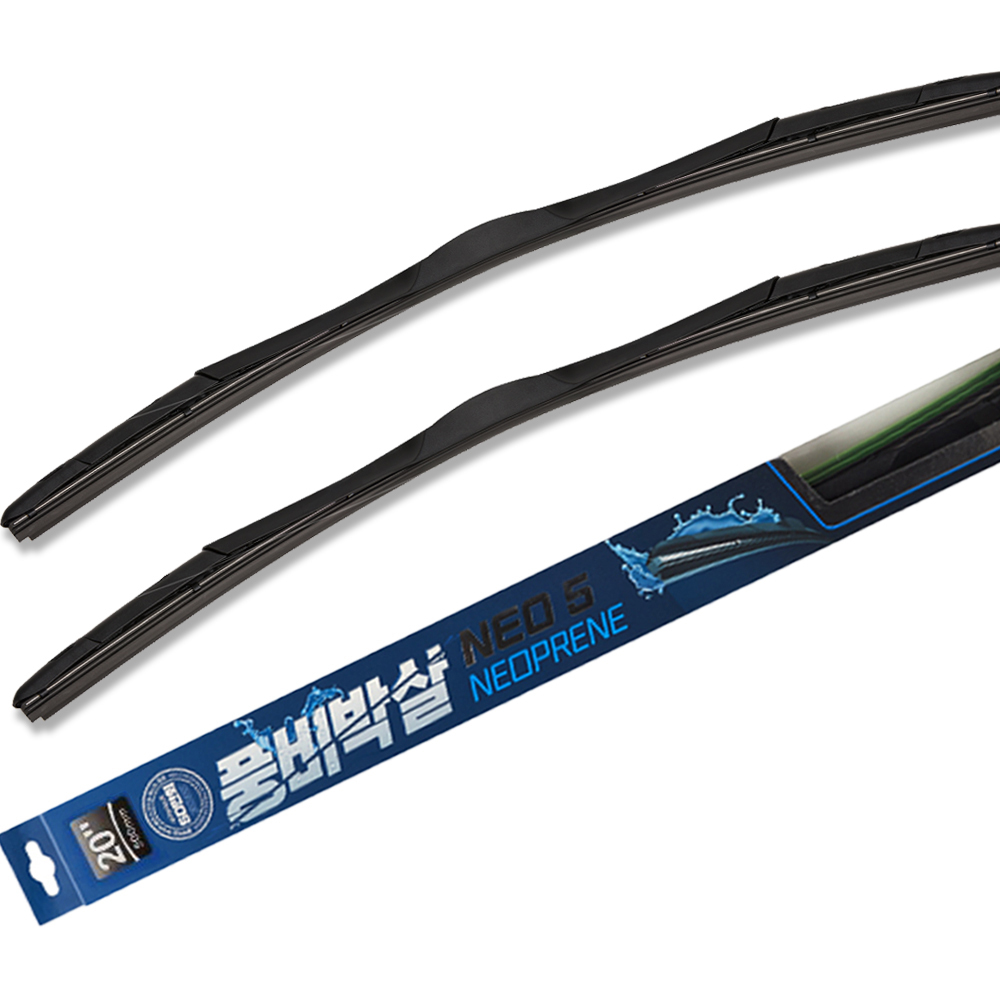 메이튼 자동차 풍비박살 NEO5 네오프렌 프리미엄 와이퍼 2종 세트 7,700원